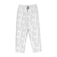 thumbnail image 4 of Goofa Poodle Dog Printed Soft Pajama Pants for Women, Wide Leg Comfy Casual Lounge Yoga Pants-X-Large, 4 of 9