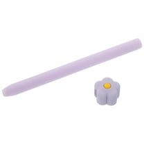 LOLIPPYY 1Pc Purple Silicone Stylus Pen Cover Compatible with Apple Pencil Protective Anti Slip Case