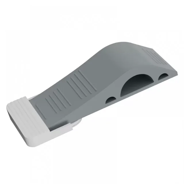 Tope de puerta apilado de goma resistente, 4 unidades, tope inferior de puerta, cuña para casa y oficina.
