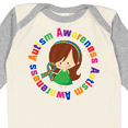 thumbnail image 4 of Inktastic Autism Awareness Girl Girls Long Sleeve Baby Bodysuit, 4 of 5