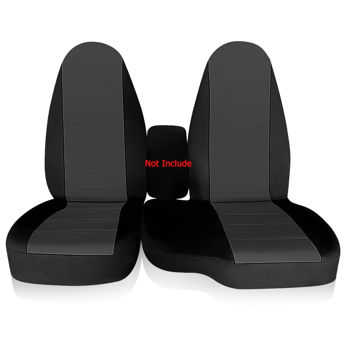 Pair Car Seat Covers for Front Seats, Leather Seat Cover, NonSlip