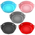 thumbnail image 3 of YAOMOBB Cake Mold Easy to Clean Baking Pan Non Stick Silicone Multifunction Portable Frying Pot Liner Roasting Tray Kitchen Gadget Roasting Tray, 3 of 6