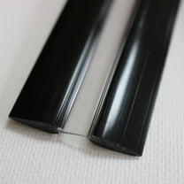 4 x 100mm (4 in), Black, low profile flex hinges, flexible living hinges, Acrylic Piano Hinges