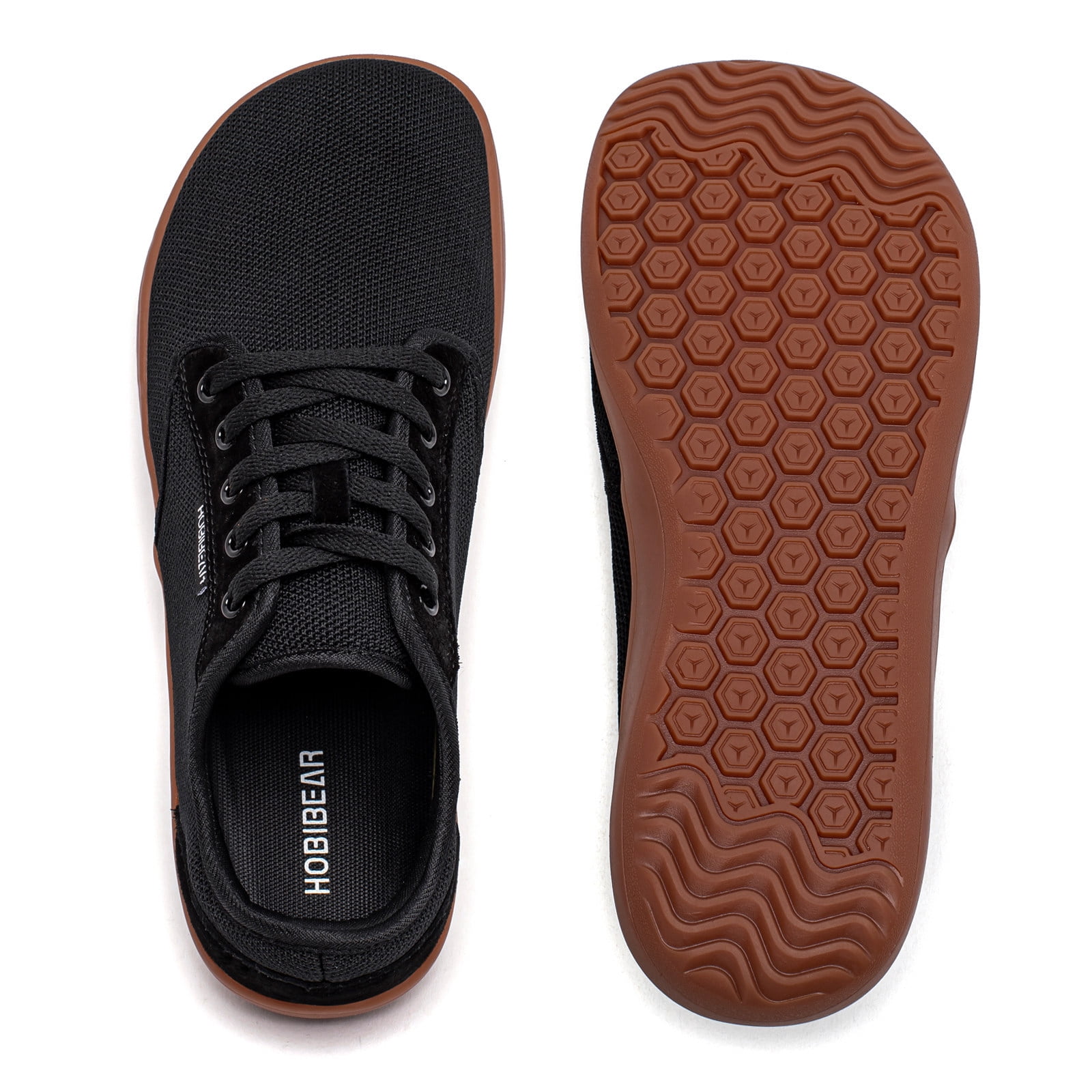 HOBIBEAR Mens Womens Wide Width Barefoot Shoes Unisex Outdoor Zero Drop Running Minimalist Walking Shoes Lightweight Breathable