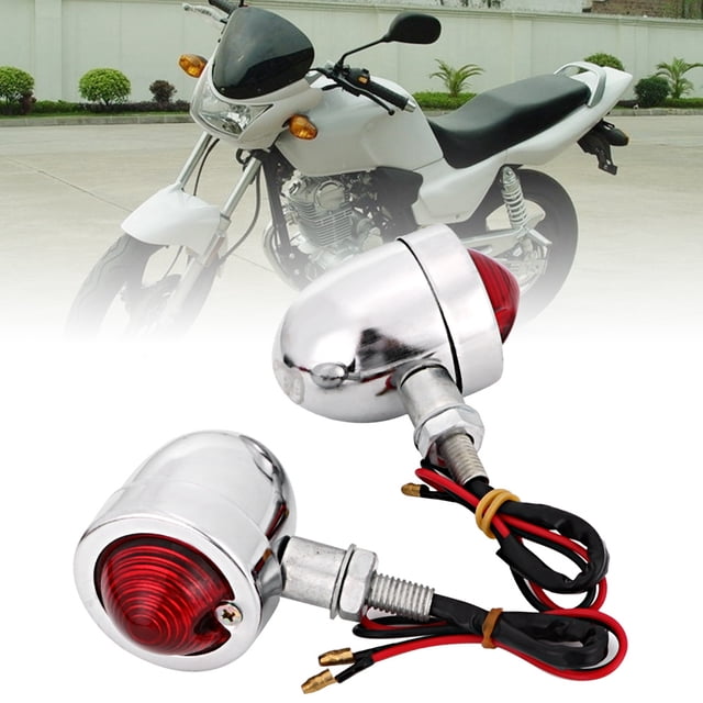 Luz de giro de motocicleta, señal de giro de motocicleta, lámpara indicadora roja de motocicleta, luz indicadora de señal de motocicleta creada magistralmente
