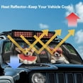 thumbnail image 4 of KUIFORTI Car Windshield Sun Shade Compatible with Wrangler JK JKU TJ, Funny Corgi Windshield Sunshades Blocks UV Rays and Keep Interior Cool, 4 of 6