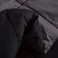 thumbnail image 2 of Truly Soft Everyday Reversible 100% Microfiber Polyester Black/Dark Grey 2-Piece Twin XL Comforter Set, Solid Casual themed, Adult Bedding, OEKO-TEX Certified, 2 of 9