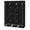 Black | 10-Compartment, variant on GZXS Wardrobe Closet, Quick and Easy Assembly, Portable Clothes Rack with Hanging Rod and Non-Woven Fabric Cover for Bedroom, Gray