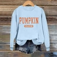 thumbnail image 5 of Bovemsi Womens Sweatshirts Pumpkin Season Sweatshirt Crewneck Long Sleeve Fall Shirt Halloween Holiday Pullover Fashion Outfits 2025 Clothes, 5 of 6