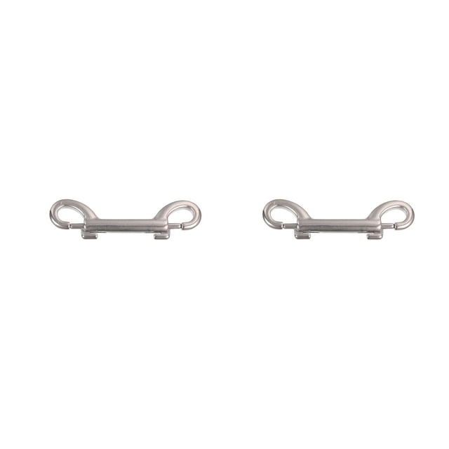 Toystoory Perno Gancho a presión Ganchos de doble extremo resistentes a la corrosión Clips de metal de alta dureza Correa para perros Tack Type1 NO1
