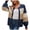 Blue, variant on Fesfesfes Women's Sweater Jacket Stripe Fashion Recreational Long Sleeve Cardigan Tops Clothes Sale