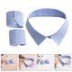 thumbnail image 1 of unbranded 1Jgo Conjunto De Cuello Y Puños Desmontables En Rayas Para Mujer Europeo Y Cómodo, 1 of 8