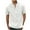 White, variant on Lenago Mens Shirts Solid Color Sport Shirt with Button Round Neck Short Sleeve Top/Shirt