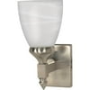 Satco Triumph Brushed Nickel Contemporary Vanity & Wall w/ 1 Light 13W