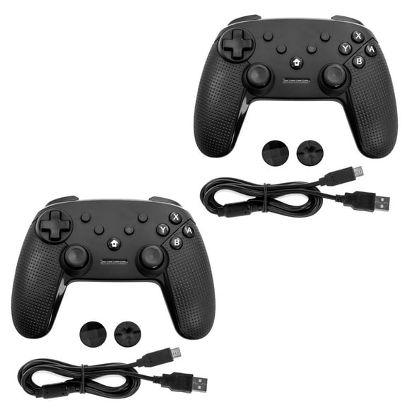 2 Pack GameFitz Controller for the Nintendo Switch in Black