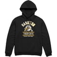 thumbnail image 1 of CFL Hamilton Tiger Cats Arc Text Black Small Hoodie, 1 of 3