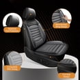thumbnail image 3 of Car Seat Covers Full Set for Mazda CX5 2013-2025 2026,Waterproof Stain-resistant Leather Heavy-Duty Car Seat Covers Protector Grey,Full Set(2 Row 5 Seats), 3 of 11