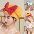 thumbnail image 2 of Nueva toalla para el cabello súper absorbente, toalla para el cabello con pajarita suave y espesa de secado rápido, turbante seco, toalla para el cabello húmedo, para todo tipo de cabello, portátil y, 2 of 6