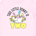 thumbnail image 4 of Inktastic This Little Bunny is Two Cute Easter Birthday Boys or Girls Baby T-Shirt, 4 of 5