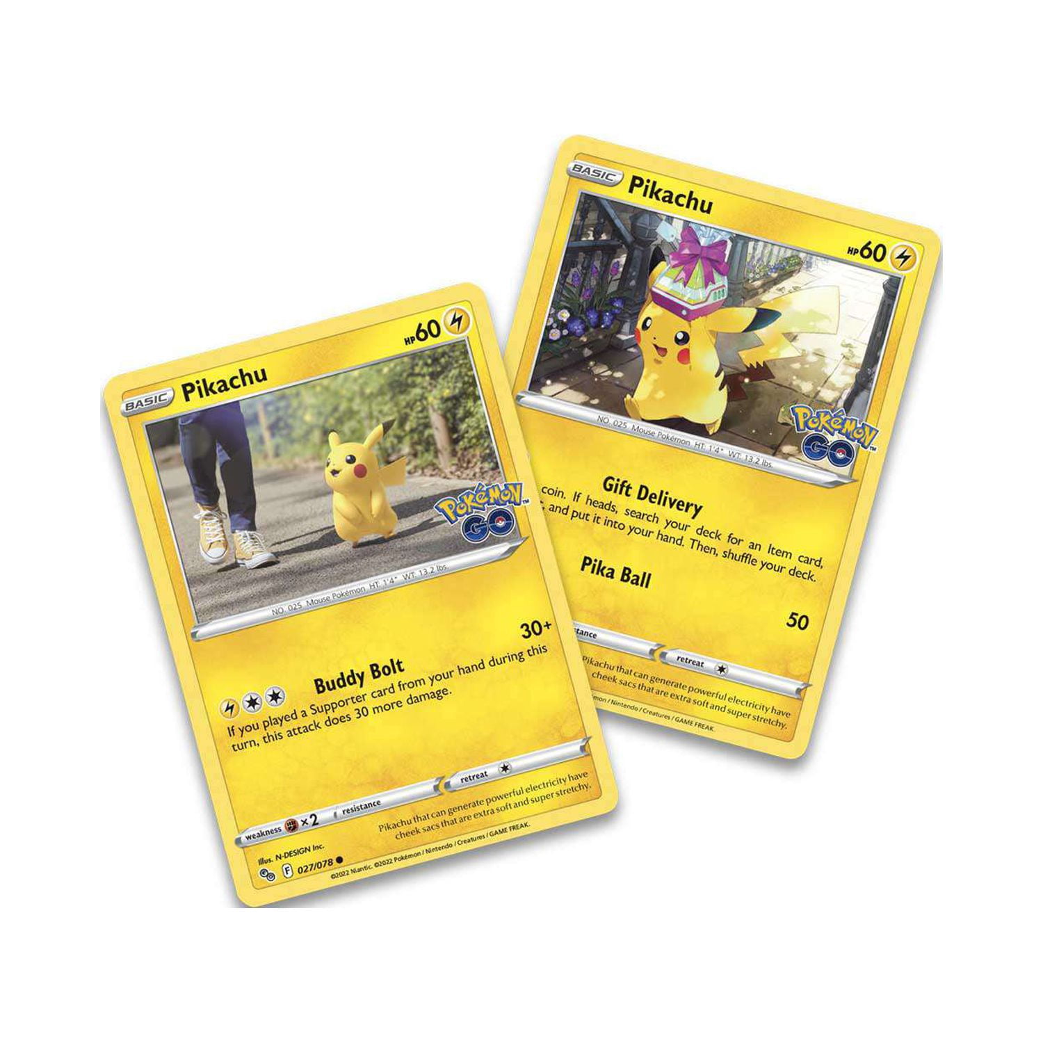 pokemon go card pikachu Pikachu - 027/078 Cosmos Holo Rare Promo main image 1