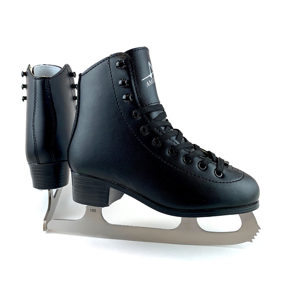 american athletic shoe men's tricot lined figure skates