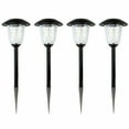 thumbnail image 1 of Best Solar Light SOLARPATHF2-2 10X Luminosité 3000K Extérieur LED Solaire Style Filament Résistant aux Intempéries Lumière en Métal (Lot de 4), Lot de 4, Noir, 4 Pcs, 1 of 5