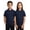 Navy, variant on Boys & Girls Short Sleeves, Light Blue Collared Shirt, Large| Back to School Uniform Polo 11–12 year Pack 2