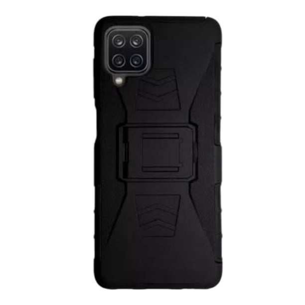 Funda Uso Rudo Clip 360 Para Samsung A12 Más 2 Micas De Cristal