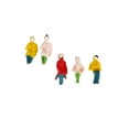 thumbnail image 4 of 10x Figuras de Personas Mixtas Sentadas Sunnimix para Diorama Parque de Trenes 1:100 TT, 4 of 8