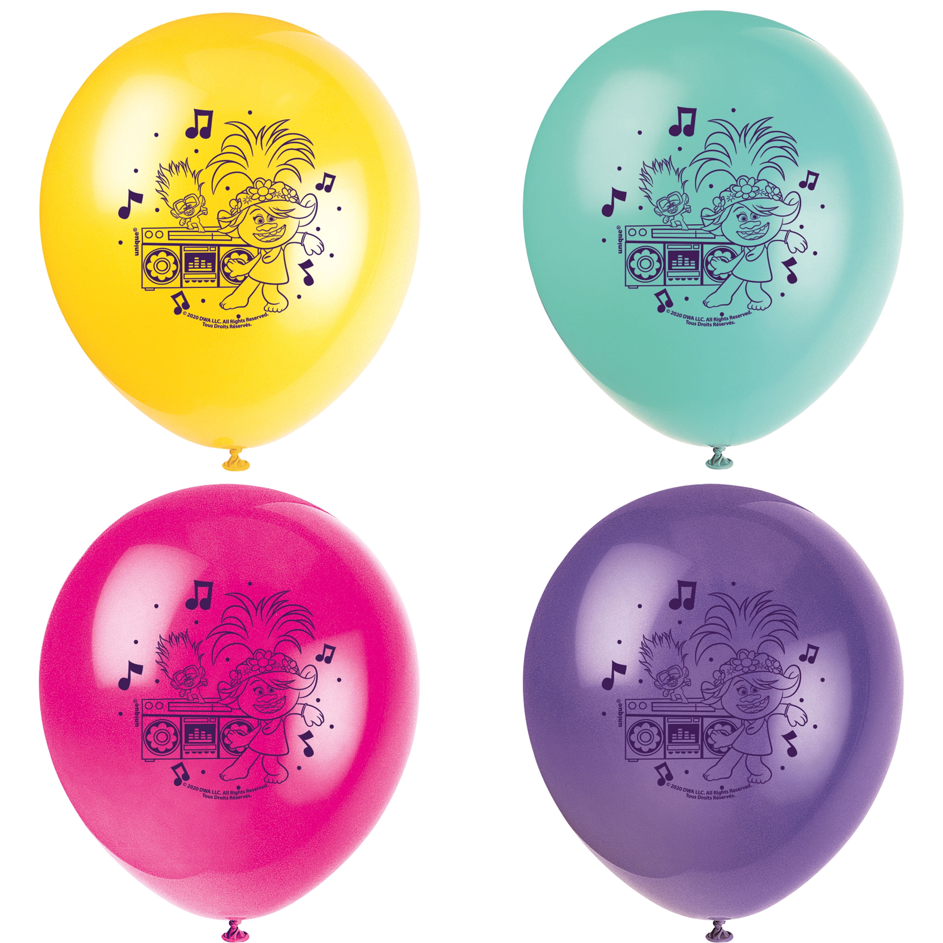 Details about   Trolls World Tour Party Supplies Jumbo Poppy Balloon Bouquet Decorations