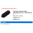 thumbnail image 2 of Right Rack and Pinion Bellow - Compatible with 1997 - 2001 Honda CR-V 1998 1999 2000, 2 of 2
