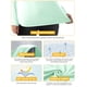 thumbnail image 3 of Camisa solar Rash Guard AURUZA UPF50+ para mujer, manga larga, verde claro, 3 of 6