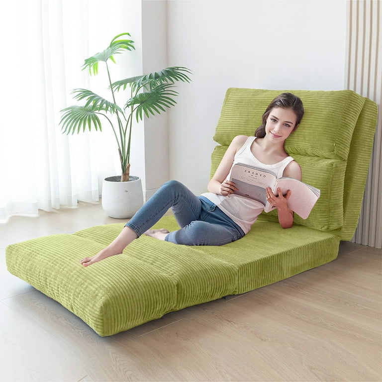 MAXYOYO Fluffy Soft Bean Bag Sofa Bed,Extra Thick Adult Floor