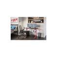 thumbnail image 5 of UrbanPro Computer Gaming Desk with LED Under Desk Lighting in Black/Red, 5 of 11