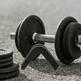 thumbnail image 1 of SOPOTUTU 4Pcs Compact Barbell Hanger Black Wall Mount Barbell Storage Rack for Home Use, 1 of 8