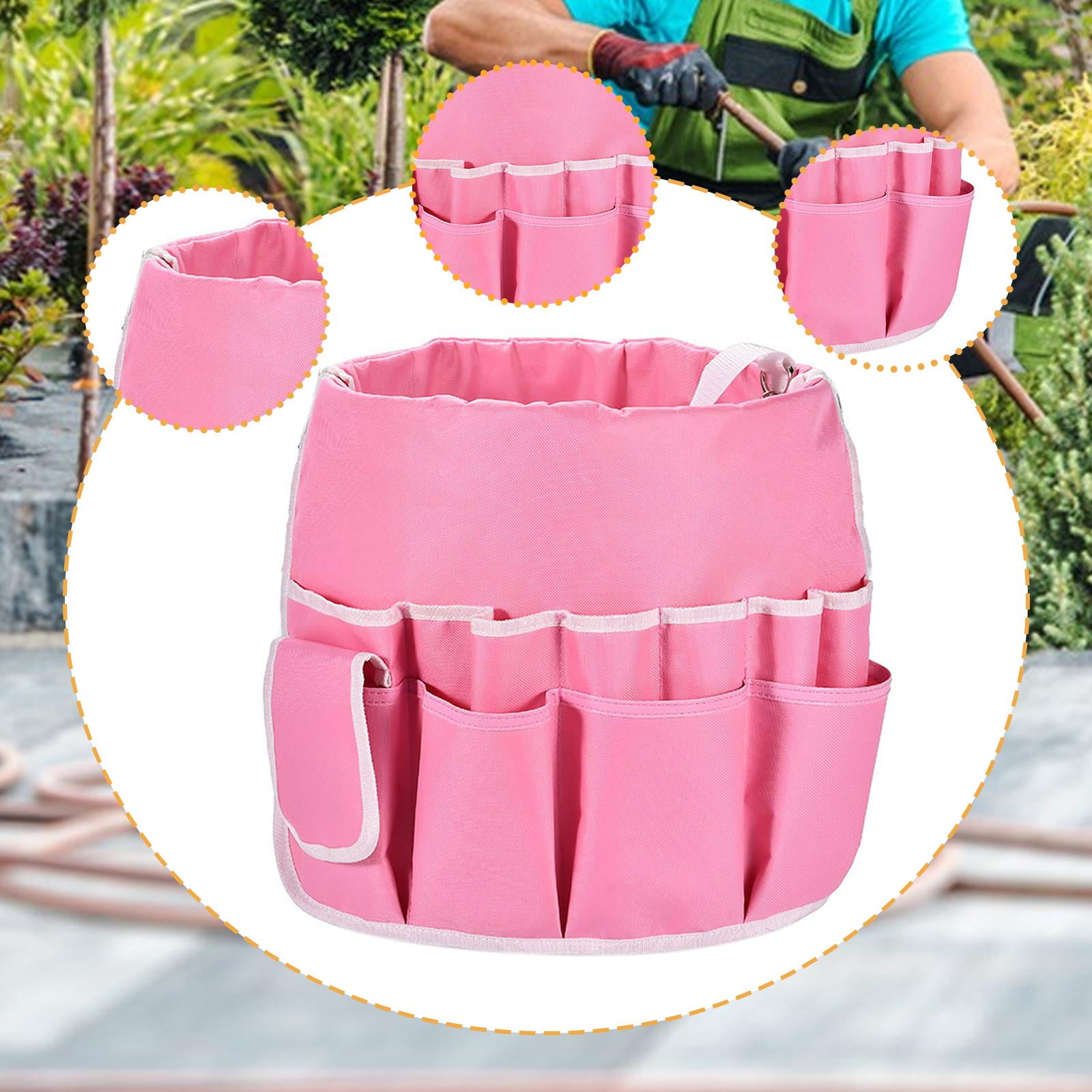 Gardening Tool Bag Bucket Organizer Carrier Multi Pocket Oxford Cloth Waterproof for Outdoor Home DIY