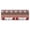 Red Boho Tribal, variant on Light Dark Floral Burst Pattern Kitchen Rug Mat,Kitchen Runner Rugs Non Skid Washable,Decorative Kitchen Floor Mats for Kitchen,Sink,Laundry,17"x47.2"