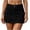 Black, variant on Tqcoqu Women’s High Waist Double Button Cargo Mini Skirt, Solid Color A Line Denim Skirt with Flap Pockets,Women's,Size S-XL