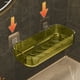 thumbnail image 4 of Estantes flotantes para baño y dormitorio | Estantes de pared para libros y artículos de tocador | Diseño moderno, transparente y ecológico | Hueco de drenaje para evitar la entrada de agua, 4 of 5