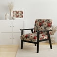 thumbnail image 2 of Designart "Antique White Bohemian Floral Joy IV" White Floral Upholstered Accent Chair - Cottage Arm Chair For Living Room, 2 of 5