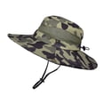 thumbnail image 2 of TANGNADE Sun Hats for Women Long Large Wide Brim Mesh Hat Men Outdoor Sports Bucket Cap Hiking Summer Hats Khaki, 2 of 4