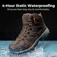 thumbnail image 3 of NORTIV 8 Men's Waterproof Steel Toe Work Boots, 3 of 7