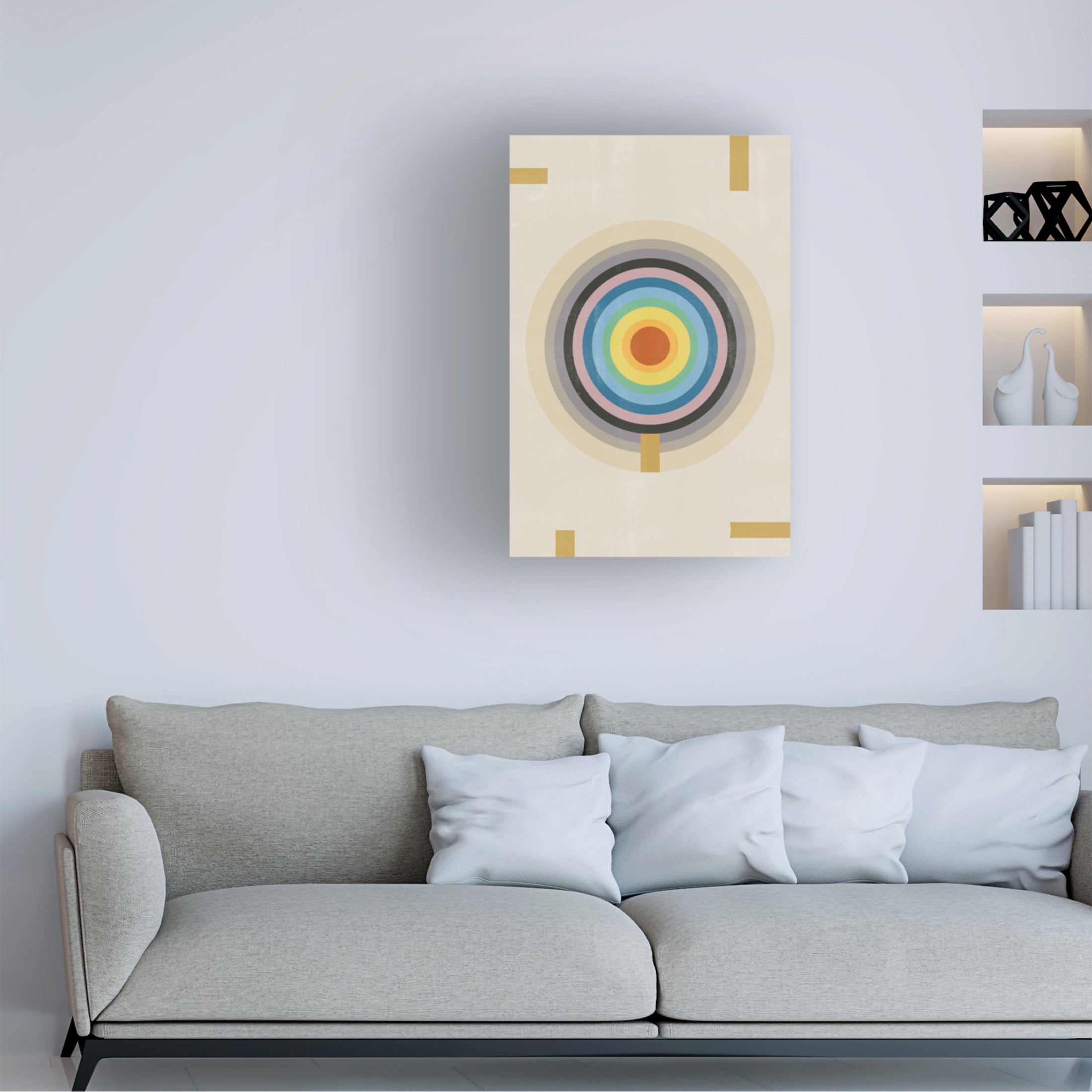 Trademark Fine Art THE MIUUS STUDIO Point of Balance Canvas Wall Art