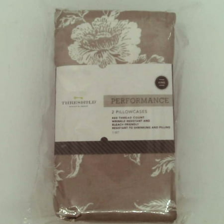 UPC 840708128749 product image for threshold Performance Printed Pillowcases 400 Thread Count, King - Khaki | upcitemdb.com