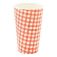 thumbnail image 2 of 16 oz Picnic Print Paper Coffee Cup - Spiral Wall - 3 1/2" x 3 1/2" x 5 1/2" - 500 count box, 2 of 3