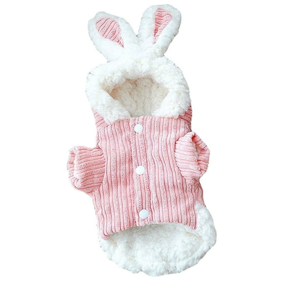 CRILSTYLEO Ropa Para Perro Rosa Con Capucha Con Adorable De Ideal Para Y Fiestas