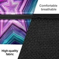 thumbnail image 4 of Pickleball Bag with Padded Back, Star Pattern PurpleBlue Multi-Compartment Paddle Backpack, Lightweight Nylon Sports Bag for Men & Women, 4 of 7