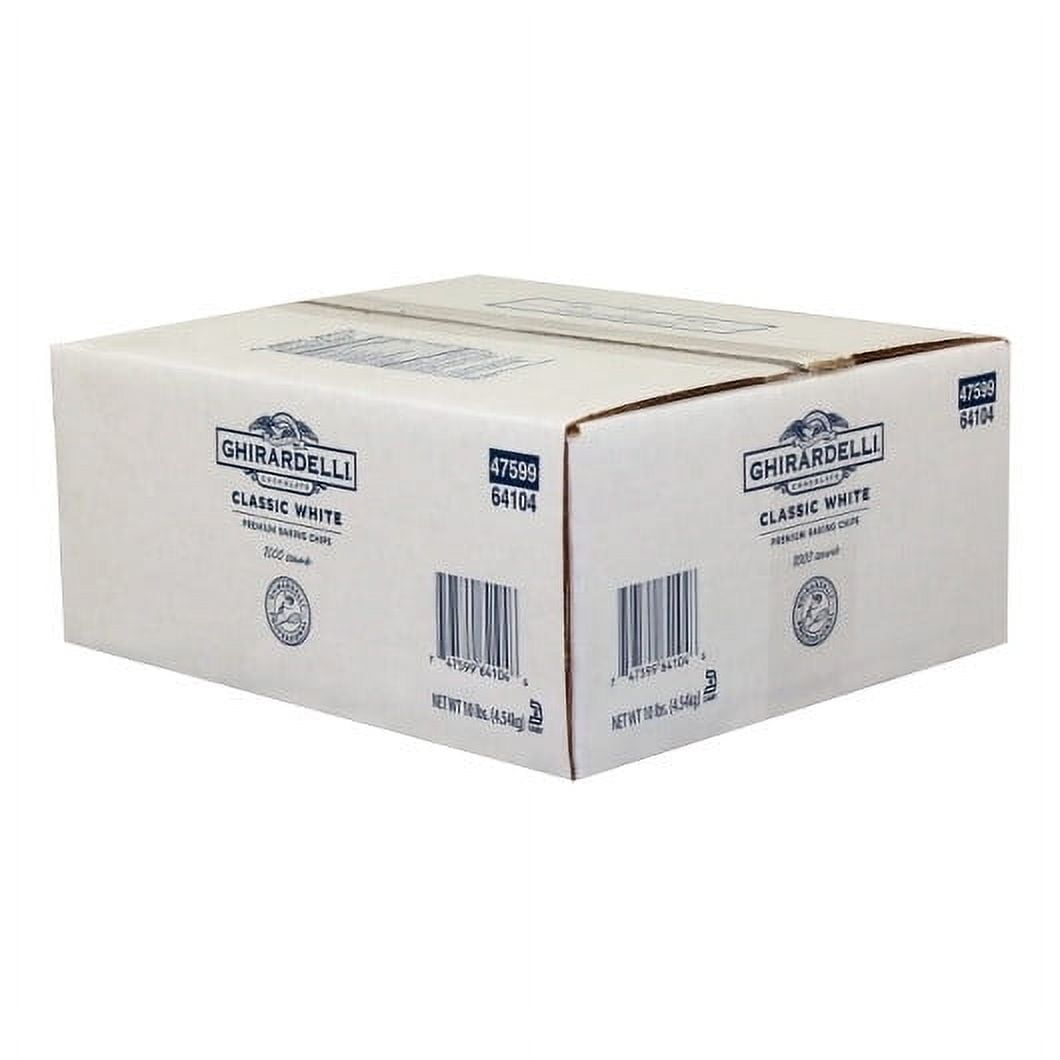 Ghirardelli Vanilla Classic White Chocolate Chips, 10 Pounds