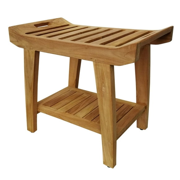 D-ART COLLECTION, INC Teak Ramiroya Shower Stool