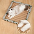 thumbnail image 4 of Ice Rattan Cooling Pet Bed - Self-Cooling Mat for Dogs & Cats - Summer Cooling Pad with Breathable Woven Design - Washable Cooling Mat for Puppies & Kittens, 4 of 8